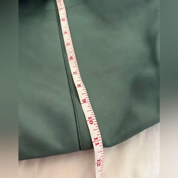 Coach Vintage Carly Hobo Bag Mint Light Blue Teal Leather Bag - Picture 13 of 14